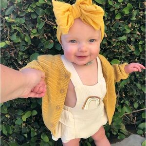 Tan Romper Size 3-6m